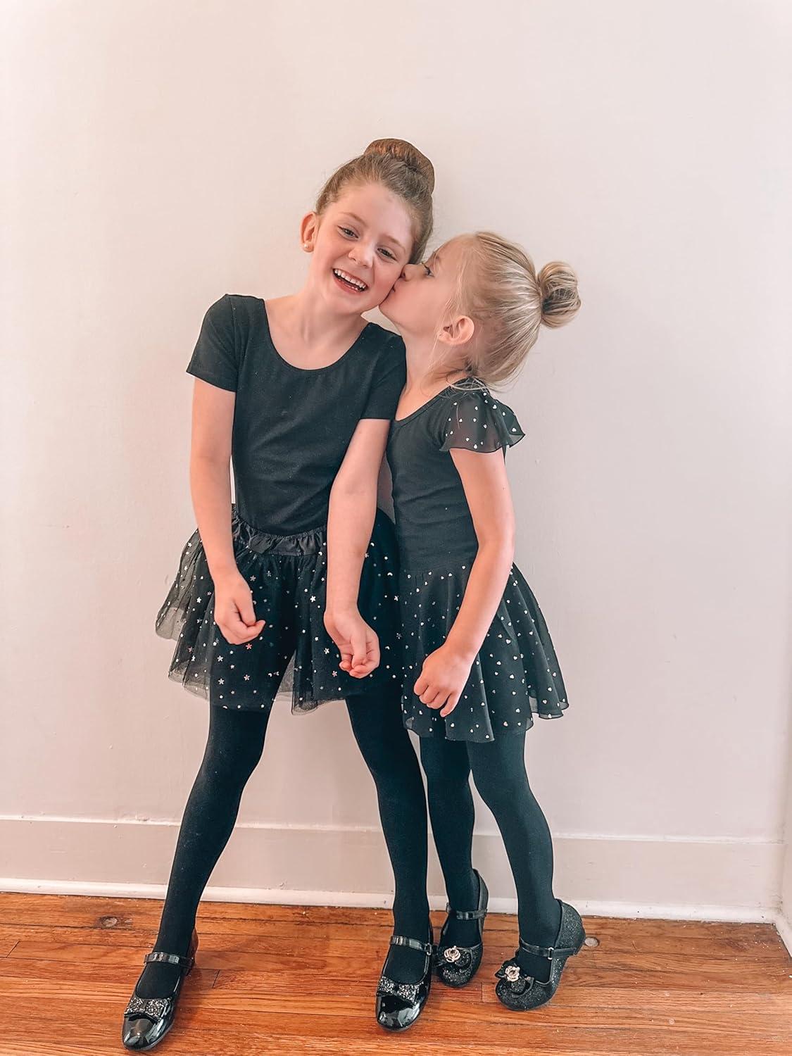 imageStelle Girls Women Ballet Dance Convertible Tights Ultra Soft Pro Transition TightsBlack
