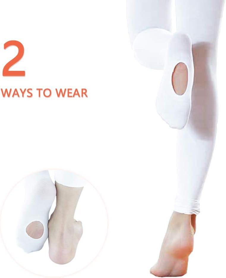 imageStelle Girls Women Ballet Dance Convertible Tights Ultra Soft Pro Transition TightsWhite