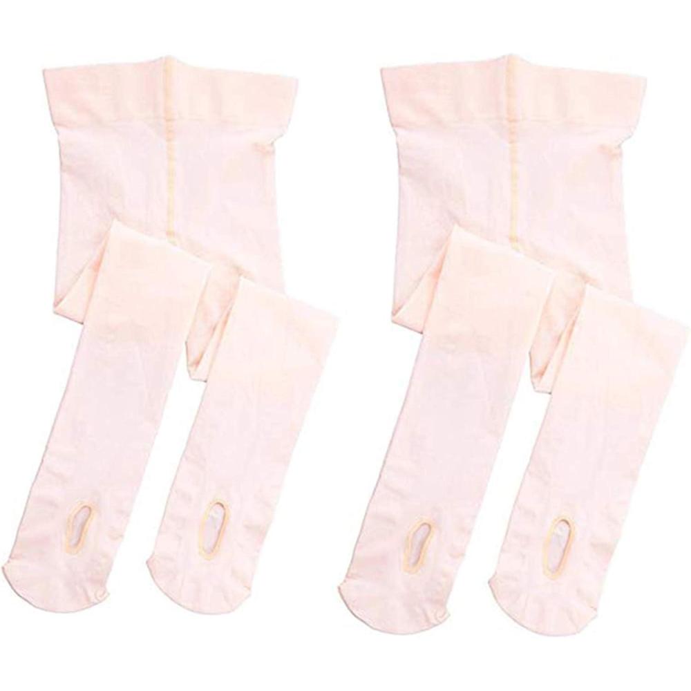imageStelle Girls Women Ballet Dance Convertible Tights Ultra Soft Pro Transition Tights2pair Ballet Pink