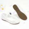 imageStelle Girls Glitter Dress Shoes Flower Wedding Mary Jane Ballet Flats with Strap ToddlerLittleBig KidsWhite