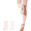 imageStelle Girls Women Ballet Dance Convertible Tights Ultra Soft Pro Transition TightsBallet Pinkwhite