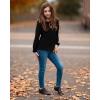 imageStelle Jazz Shoes for Girls and Boys PU Leather SlipOn Jazz Dance Shoes ToddlerLittle KidBig KidBlack