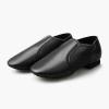 imageStelle Jazz Shoes for Girls and Boys PU Leather SlipOn Jazz Dance Shoes ToddlerLittle KidBig KidBlack