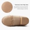 imageStelle Jazz Shoes for Girls and Boys PU Leather SlipOn Jazz Dance Shoes ToddlerLittle KidBig KidTan
