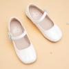 imageStelle Girls Dress Shoes White Mary Jane Ballet Flats Flower School SHOS for Wedding Party ToddlerLittleBig KidWhite