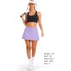 imageStelle Womens Tennis Golf Skirts High Waisted with Pockets Inner Shorts for Athletic Skorts Sports Running PickleballLilac