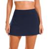imageStelle Womens Tennis Golf Skirts High Waisted with Pockets Inner Shorts for Athletic Skorts Sports Running PickleballNavy