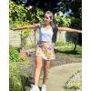 imageStelle Womens Tennis Golf Skirts High Waisted with Pockets Inner Shorts for Athletic Skorts Sports Running PickleballPastel Pickle