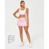 imageStelle Womens Tennis Golf Skirts High Waisted with Pockets Inner Shorts for Athletic Skorts Sports Running PickleballPastel Terrazzo