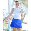 imageStelle Womens Tennis Golf Skirts High Waisted with Pockets Inner Shorts for Athletic Skorts Sports Running PickleballSapphire