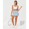imageStelle Womens Tennis Golf Skirts High Waisted with Pockets Inner Shorts for Athletic Skorts Sports Running PickleballVibrant Pickle