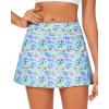 imageStelle Womens Tennis Golf Skirts High Waisted with Pockets Inner Shorts for Athletic Skorts Sports Running PickleballVibrant Pickle