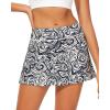 imageStelle Womens Tennis Golf Skirts High Waisted with Pockets Inner Shorts for Athletic Skorts Sports Running PickleballWavy Ink