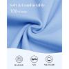 imageStelle Girls Dresses Cotton Short Sleeve Dress Cute Midi Casual Sundress with 2 PocketsCornflower Blue