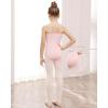 imageStelle Ballet Leotards for Girls Dance Leotard Gymnastics Unitards Outfits with Adjustable StrapsBallet Pink