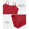 imageStelle Ballet Leotards for Girls Dance Leotard Gymnastics Unitards Outfits with Adjustable StrapsBurgundy