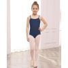 imageStelle Ballet Leotards for Girls Dance Leotard Gymnastics Unitards Outfits with Adjustable StrapsNavy