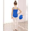 imageStelle Ballet Leotards for Girls Dance Leotard Gymnastics Unitards Outfits with Adjustable StrapsSapphire