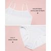 imageStelle Ballet Leotards for Girls Dance Leotard Gymnastics Unitards Outfits with Adjustable StrapsWhite