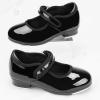 imageStelle Tap Shoes for Girls Toddler PU Tap Dance Shoes for ToddlerLittle KidsBig KidsBlack