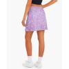 imageStelle Womens Athletic Skorts 17quot Golf Skirts Inner Shorts Tennis Skort with 2 Pockets Running Sports Pickleball SkirtLilac Paisley Print