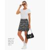 imageStelle Womens Athletic Skorts 17quot Golf Skirts Inner Shorts Tennis Skort with 2 Pockets Running Sports Pickleball SkirtNoir Paisley Print