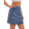 imageStelle Womens Athletic Skorts 17quot Golf Skirts Inner Shorts Tennis Skort with 2 Pockets Running Sports Pickleball SkirtOrnate Paisley Print
