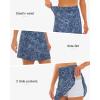 imageStelle Womens Athletic Skorts 17quot Golf Skirts Inner Shorts Tennis Skort with 2 Pockets Running Sports Pickleball SkirtOrnate Paisley Print