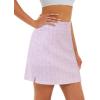 imageStelle Womens Athletic Skorts 17quot Golf Skirts Inner Shorts Tennis Skort with 2 Pockets Running Sports Pickleball SkirtPaisley Bloom Print