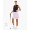 imageStelle Womens Athletic Skorts 17quot Golf Skirts Inner Shorts Tennis Skort with 2 Pockets Running Sports Pickleball SkirtPaisley Bloom Print