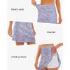 imageStelle Womens Athletic Skorts 17quot Golf Skirts Inner Shorts Tennis Skort with 2 Pockets Running Sports Pickleball SkirtPorcelain Paisley Print