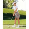 imageStelle Womens Athletic Skorts 17quot Golf Skirts Inner Shorts Tennis Skort with 2 Pockets Running Sports Pickleball SkirtRetro Geo Print