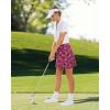 imageStelle Womens Athletic Skorts 17quot Golf Skirts Inner Shorts Tennis Skort with 2 Pockets Running Sports Pickleball SkirtScarlet Vines Print