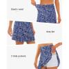 imageStelle Womens Athletic Skorts 17quot Golf Skirts Inner Shorts Tennis Skort with 2 Pockets Running Sports Pickleball SkirtTwirly Paisley Print