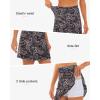 imageStelle Womens Athletic Skorts 17quot Golf Skirts Inner Shorts Tennis Skort with 2 Pockets Running Sports Pickleball SkirtVintage Paisley Print
