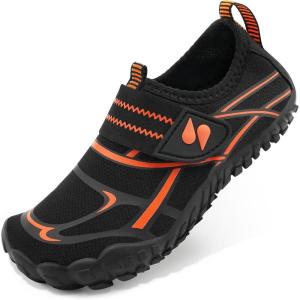imageStelle Kids Water Shoes Boys Girls Swim Hiking Aqua Socks Quick Dry Toddler Barefoot ShoesBlack