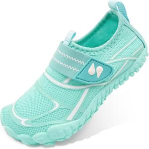 imageStelle Kids Water Shoes Boys Girls Swim Hiking Aqua Socks Quick Dry Toddler Barefoot ShoesMint Green