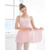 imageStelle Ballet Skirt Women Chiffon Sarong Wrap Skirt Adjustable Tie Adult Dance SkirtsBallet Pink