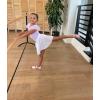 imageStelle Ballet Skirts for Girls Toddler Dance Skirt Chiffon Kids Ballet Wrap Skirts02white Adjustable Tie