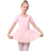 imageStelle Ballet Skirts for Girls Toddler Dance Skirt Chiffon Kids Ballet Wrap Skirts06pink Tutu Skirt