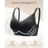 imageStelle Lace Nursing Bras for Breastfeeding Seamless Pregnancy Maternity Wireless Bralette with Pads ExtendersBlackbeige