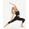 imageStelle Longline Sports Bra for Women Wirefree Padded Yoga Bras Tank Tops Fitness Workout Running Top1black Leopard