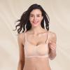 imageStelle Nursing Bras Maternity Bra for Breastfeeding Pregnancy Wireless Bralette with Pads Extenders ampamp Clips3 Pack Almond
