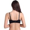 imageStelle Nursing Bras Maternity Bra for Breastfeeding Pregnancy Wireless Bralette with Pads Extenders ampamp Clips3 Pack Black