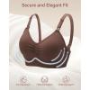 imageStelle Nursing Bras Maternity Bra for Breastfeeding Pregnancy Wireless Bralette with Pads Extenders ampamp Clips3 Pack Cocoa