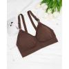 imageStelle Nursing Bras Maternity Bra for Breastfeeding Pregnancy Wireless Bralette with Pads Extenders ampamp Clips3 Pack Cocoa