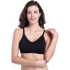 imageStelle Nursing Bras Maternity Bra for Breastfeeding Pregnancy Wireless Bralette with Pads Extenders ampamp ClipsBlackblackbeige