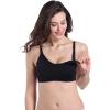 imageStelle Nursing Bras Maternity Bra for Breastfeeding Pregnancy Wireless Bralette with Pads Extenders ampamp ClipsBlackgrayrose Pink