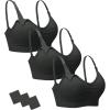 3 Pack Black