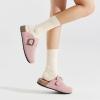 imageStelle Clogs for Women Mens Suede Soft Cork Footbed Sandals Arch Support Slip on Potato Shoes NonSlip ComfortRose Clay